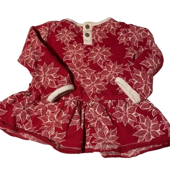 Burt’s Bees Red Poinsettia Dress - Picture 2 of 6